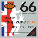 Rotosound RS66LH+ Set 4-string DROP ZONE PLUS Custom 85-175