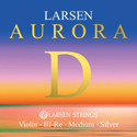 Larsen Aurora Violin Strings D Silver 4/4 medium