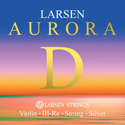 Larsen Aurora Violin Strings D Silver 4/4 Strong