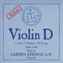 Larsen Violin strings Original Synthetic/Fiber Core D Silver Strong