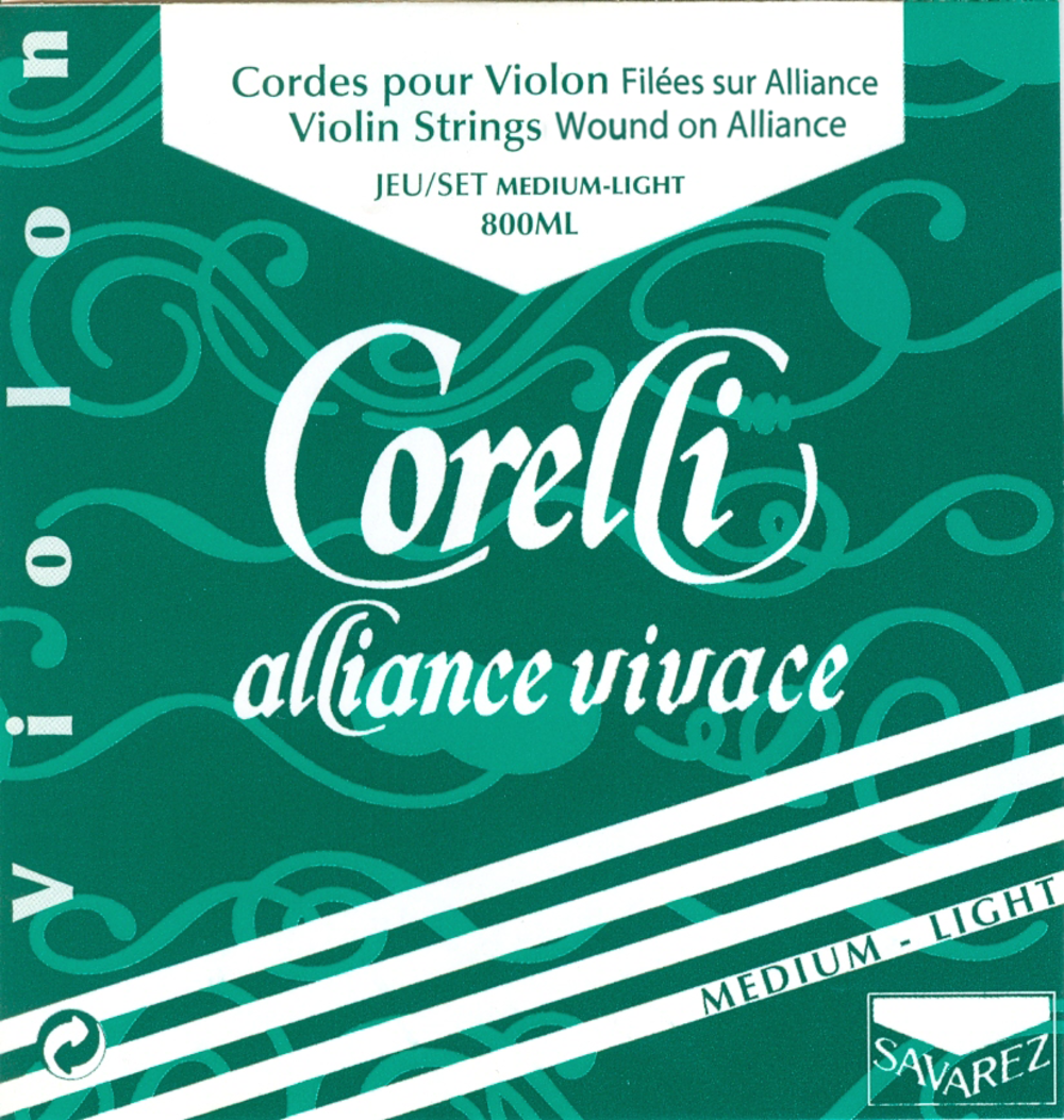 Corelli Violin strings Alliance Vivace Medium-light 800ML
