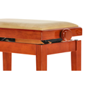 GEWA Deluxe Piano Bench Cherry high gloss