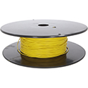 Wire, 0,14mm, yellow, 100m