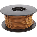 Wire, 0,14mm, brown, 100m