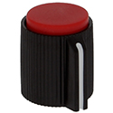 Knurled knob CC-RED