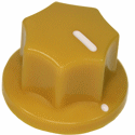 Eagle knob 19mm yellow