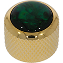 Q-Parts Dome GLD Green Abalone