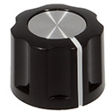 Synth knob Synthie-2 Black