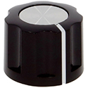 Synth knob Synthie-2-PSH Black