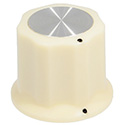 Synth knob Synthie-4 Cream