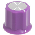 Synth knob Synthie-4 Violet
