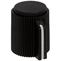 Knurled knob LC-BLK