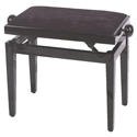 PURE GEWA Piano bench black high gloss seat black