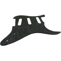 Toronzo Pickguard ST-SSS-2PLY-Sparkle Black