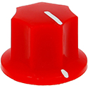 Artufo knob 24mm Red