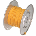 Cloth covered wire YEL-STR-18AWG-MT