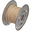 Cloth covered wire WHT-STR-18AWG-PT-MT