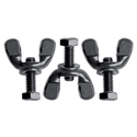 Latin Percussion Hardware Accessories & Spare Parts Screw Set - LP638 Futurelite Leg Mount black, powder coating