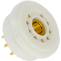 Tube socket Noval CPC-MHNW-GOLD