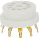 Tube socket Noval CPC-NHUP-GOLD