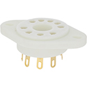 Tube socket Noval CPC-SPEC-9-GOLD