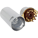 Tube socket Noval BB9-SH55-GOLD