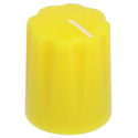 Mini-Fluted knob yellow Push-On