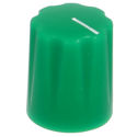 Mini-Fluted knob green Push-On