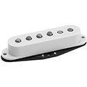 Haussel ST Classic Alnico 5 staggered White Truespace Neck