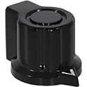 Bakelite Pointer Knob 32mm Black