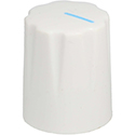 Mini-Fluted knob White-Light Blue Line
