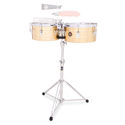 Latin Percussion Timbales Tito Puente Solid Brass 12 inch/13 inch