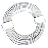 Wire, 1,0mm, white, 10m
