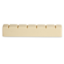 GNA Plastic saddle for classical guitar, notched 7/8 size