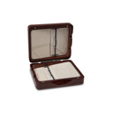 GEWA Reed case clarinet 6 reeds painted reddish-brown