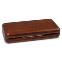 GEWA Oboe reed case for 3 reeds painted reddish-brown