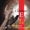 Larsen Violin strings Il CANNONE E steel ball strong .028