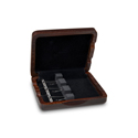 GEWA Bassoon reed case for 3 reeds painted reddish-brown