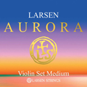 Larsen Aurora Violin Strings Set 4/4 with D Alu medium