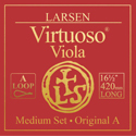 Larsen Viola strings Viola Virtuoso extra-long 420mm scale length Set of loops medium