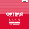 Optima Mandolin strings Chrome polished D .023w 2103