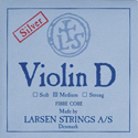Larsen Violin strings Original Synthetic/Fiber Core D Silver medium