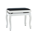 GEWA Piano Bench Deluxe Classic White matte