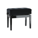 GEWA Piano Bench Deluxe Compartment High-gloss black