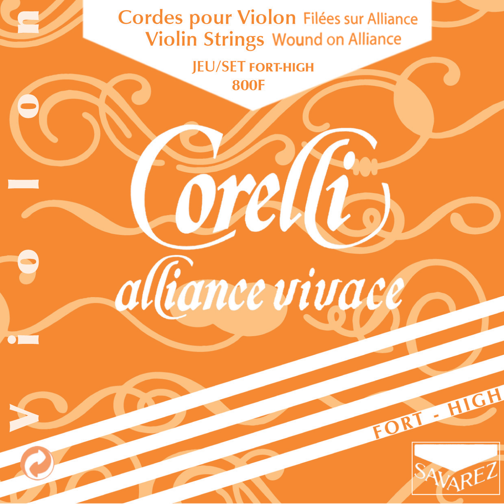 Corelli Violin strings Alliance Vivace Forte 800F
