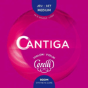 Corelli Violin strings Cantiga medium 900M