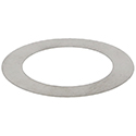 Washer 12mm shiny steel 0,1mm