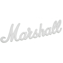 Marshall logo 6" white