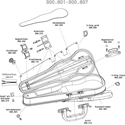 GEWA Violin shaped case Liuteria Concerto 396.622