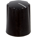 Mini-Fluted knob black